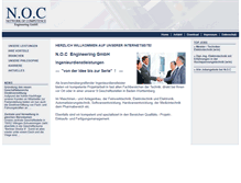 Tablet Screenshot of noc-engineering.de